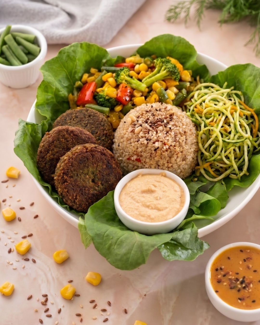 The Bali Buddha Bowl - Quinoa Falafel